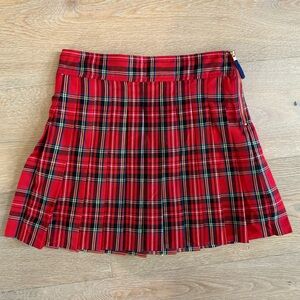 Crewcuts Red Plaid Skirt, size 12